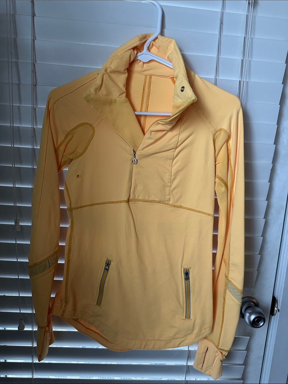 lululemon athletica Yellow Half-Zip Active Pullover